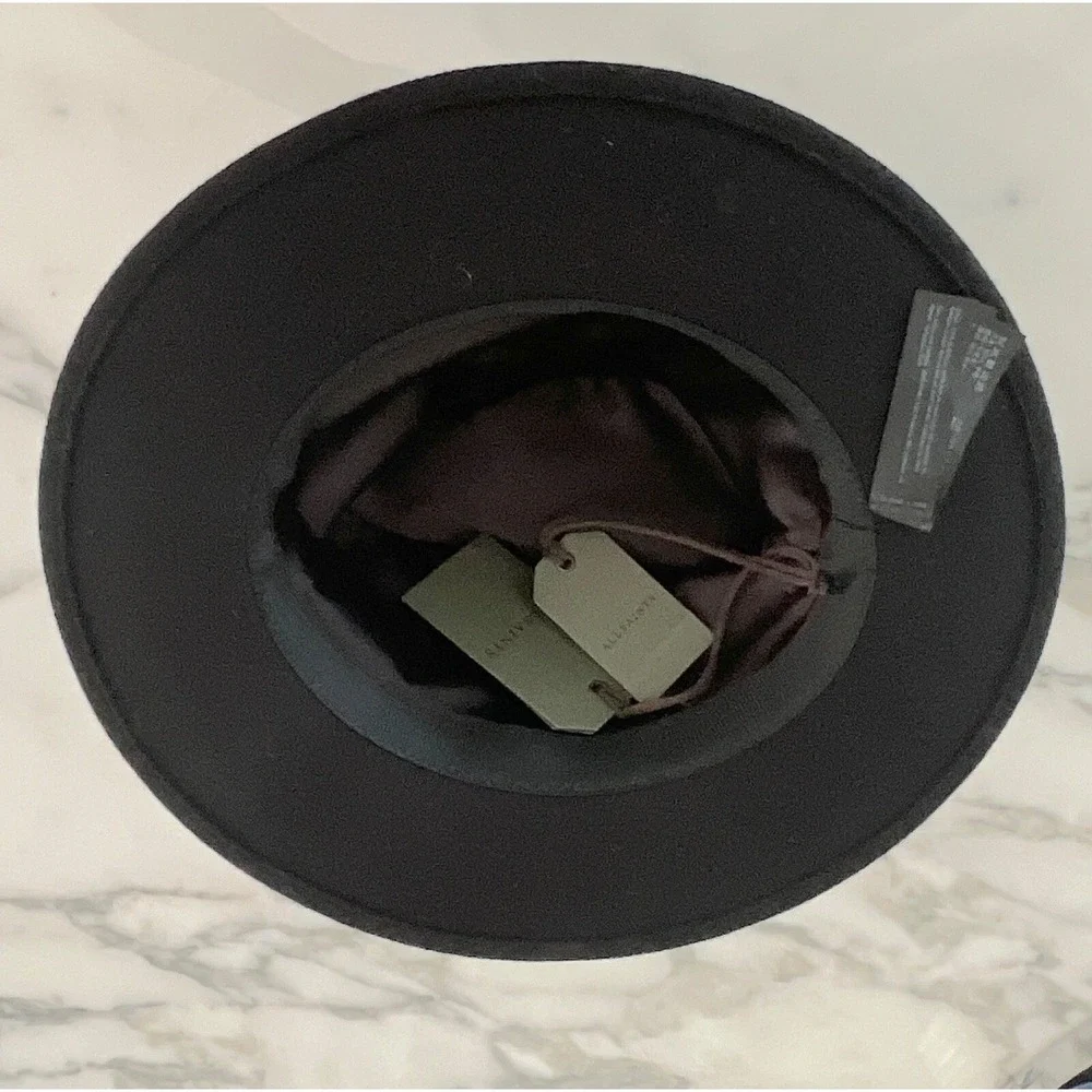 AllSaints Bronson Fedora Size S/M, Wide Brim, NWT‎